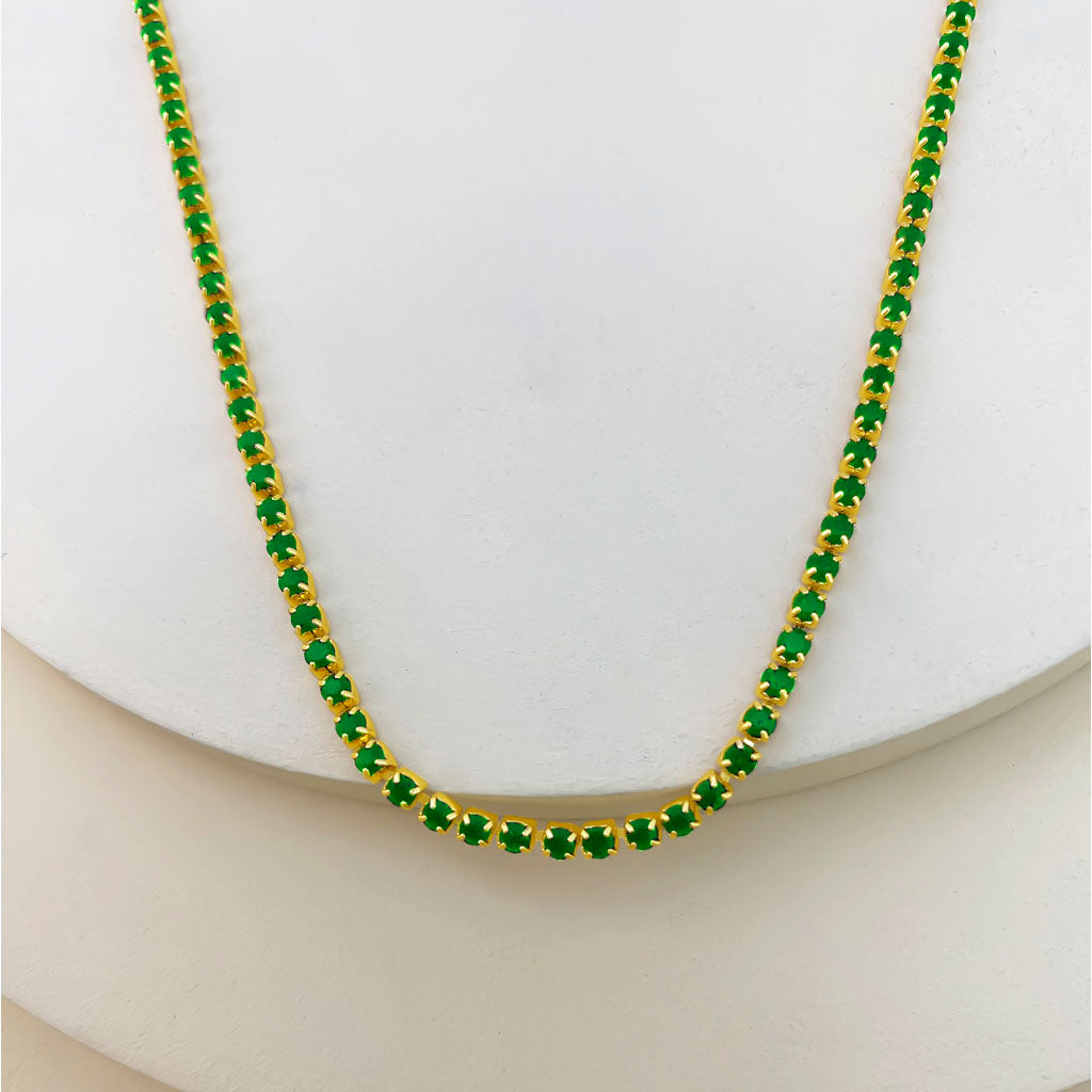 Choker en baño de oro