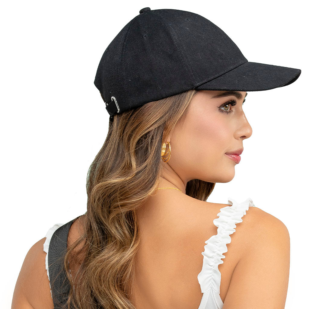 GORRAS DRILL, NEGRO