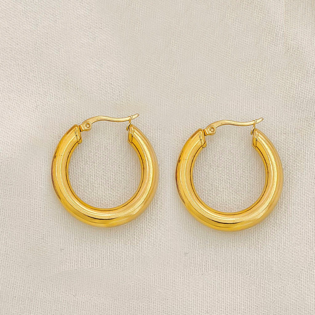 Candongas en baño de oro