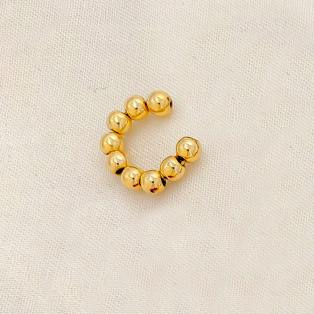 EARCUFF BAÑO ORO