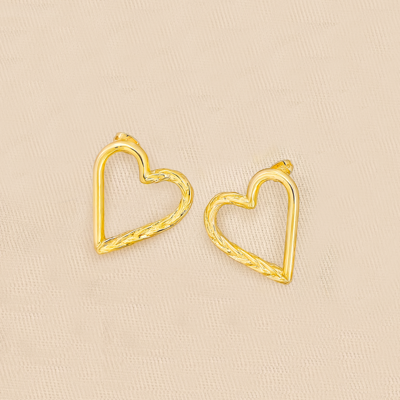 Aretes En Baño De Oro