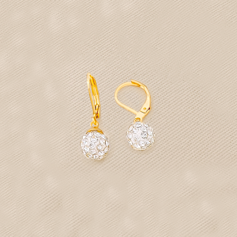 Aretes En Baño De Oro