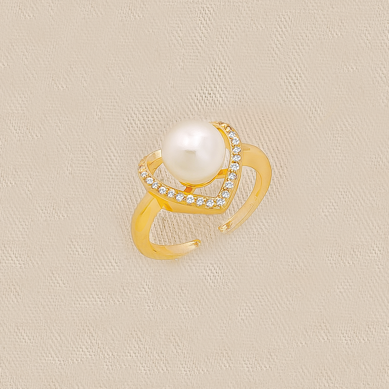 Anillo En Baño De Oro