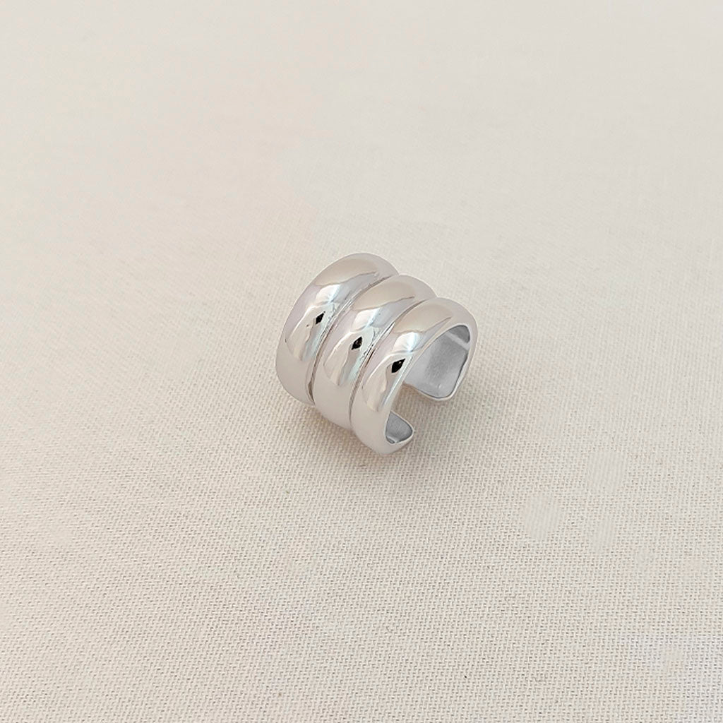 EARCUFFS EN BAÑO DE PLATA