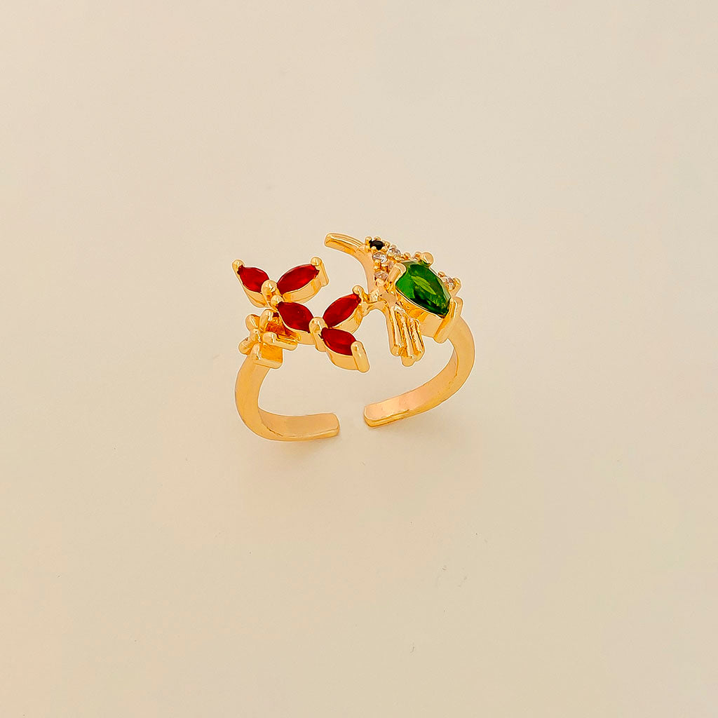 Anillo ajustable en cover gold