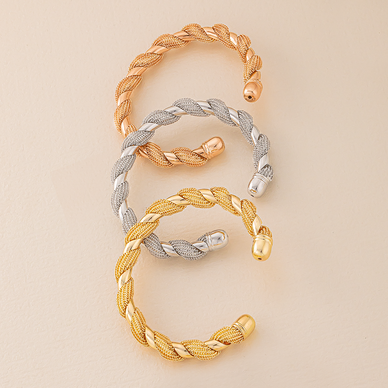 Set X 3 Aros En Cover Gold