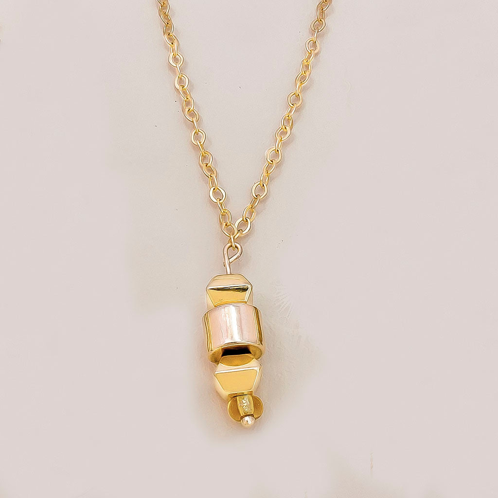 Collar en baño de oro - dorado