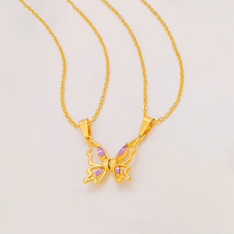 Set Collares Cover Gold, Dorado