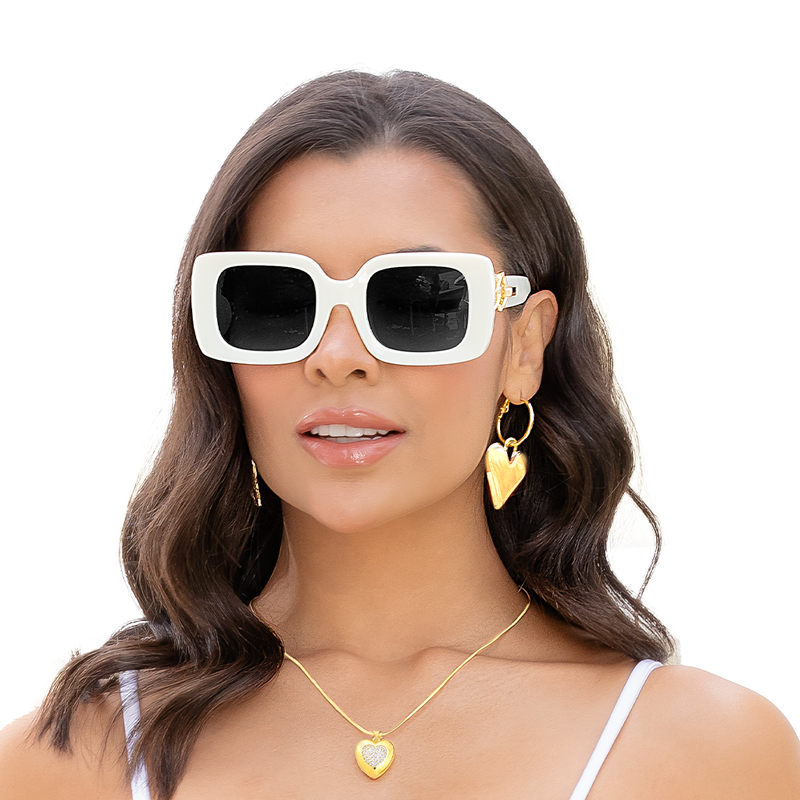 Gafas Femeninas Blancas