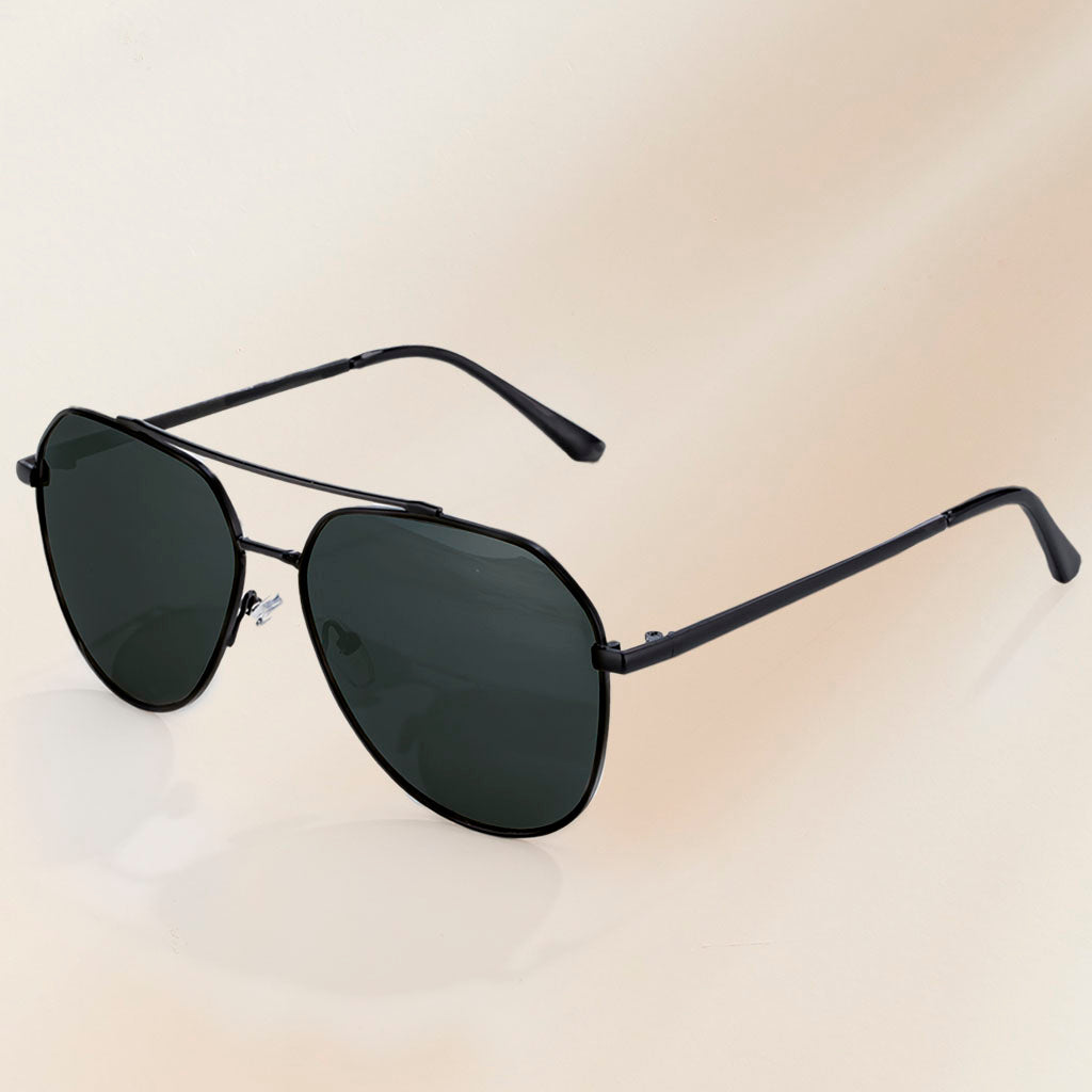 GAFAS MASCULINAS TIPO PILOTO-NEGRAS