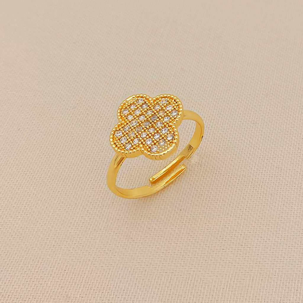 ANILLO AJUSTABLE TREBOL