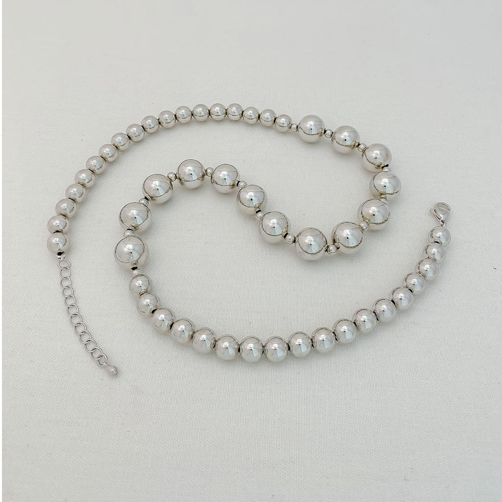 COLLAR BAÑO PLATA