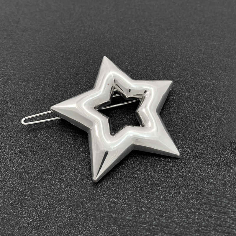 Hebillas Estrella Baño Plata Plateado