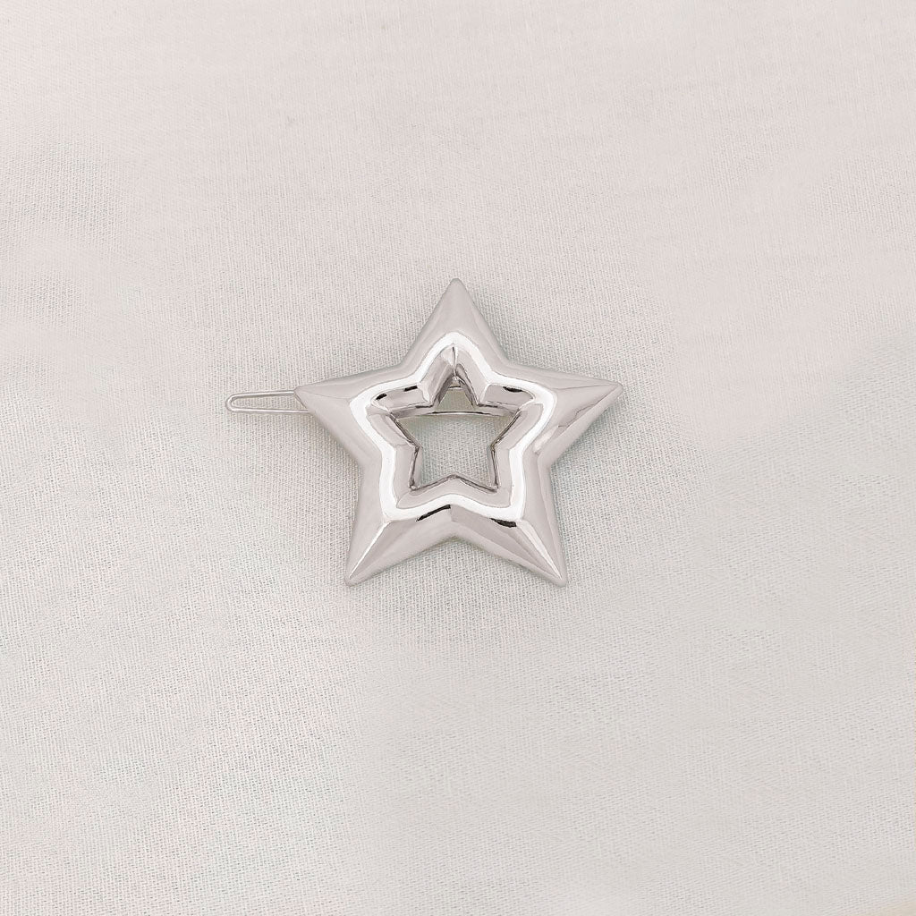 HEBILLAS ESTRELLA BAÑO PLATA