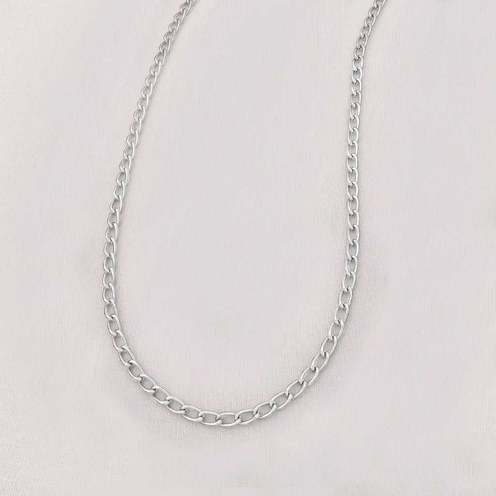 CADENA BAÑO PLATA