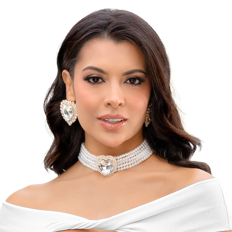 Choker Perla En Fantasia