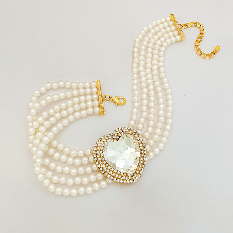 Choker Perla En Fantasia