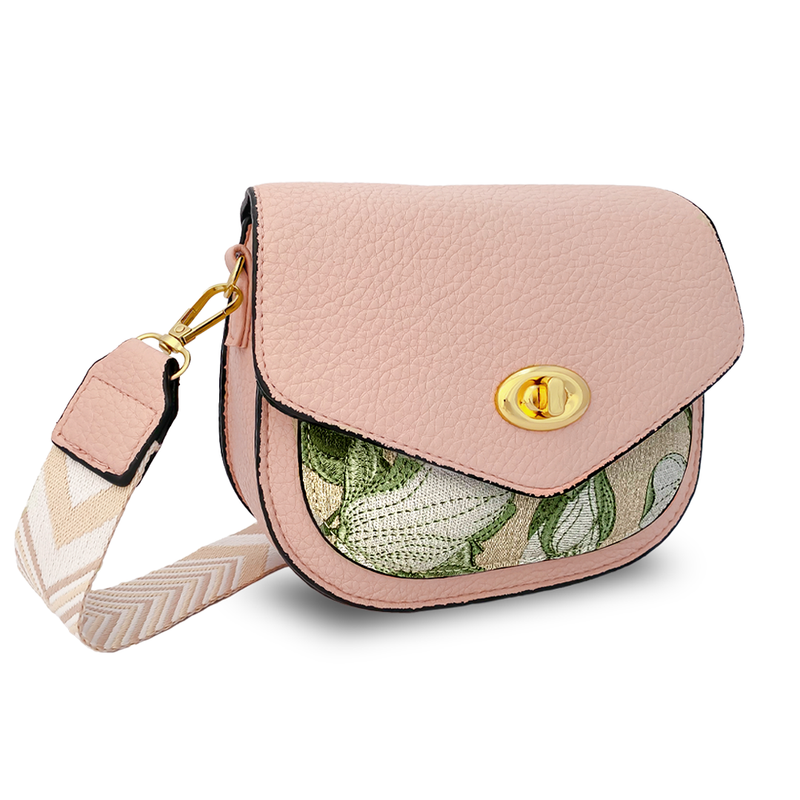 Bolso En Material Tipo Cuero
