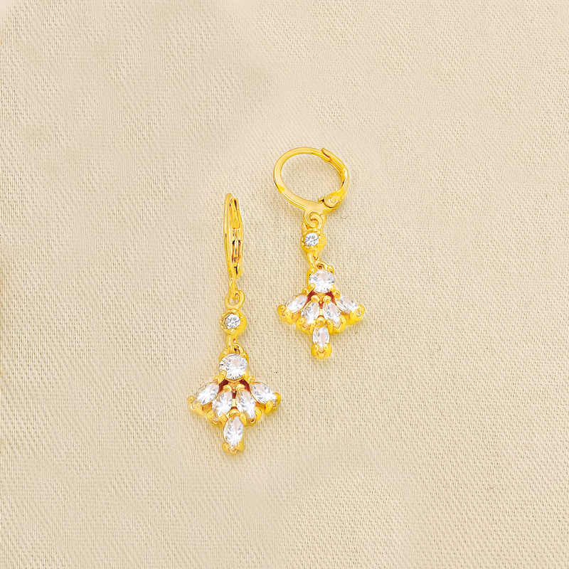 Aretes En Cover Gold