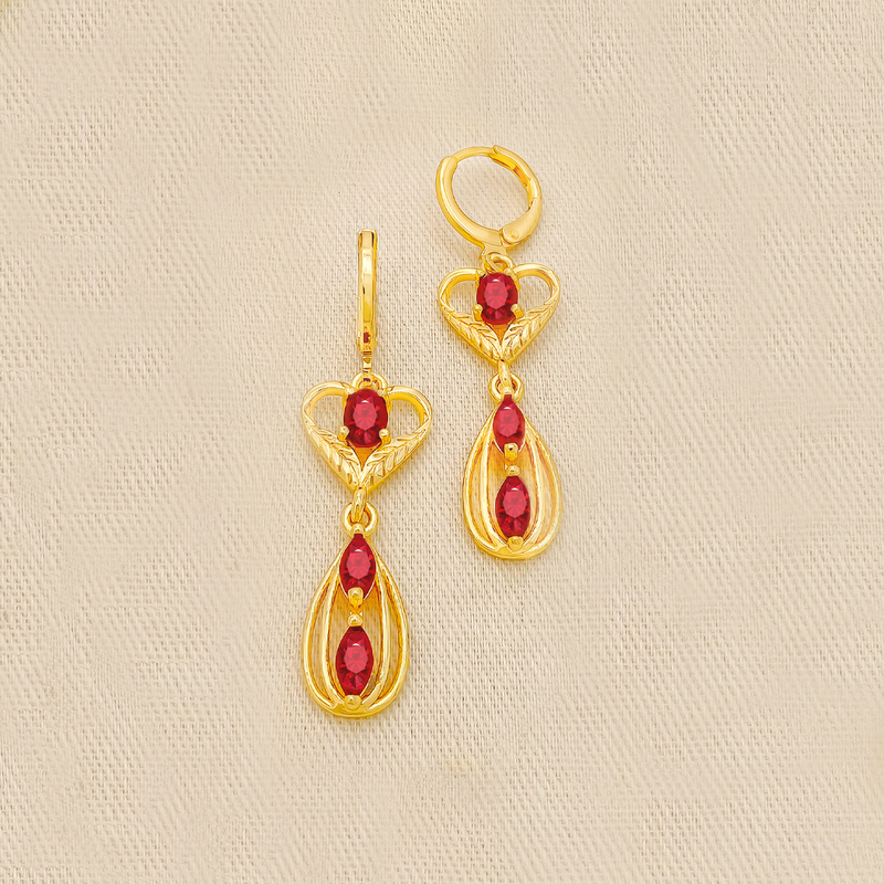 Aretes En Cover Gold