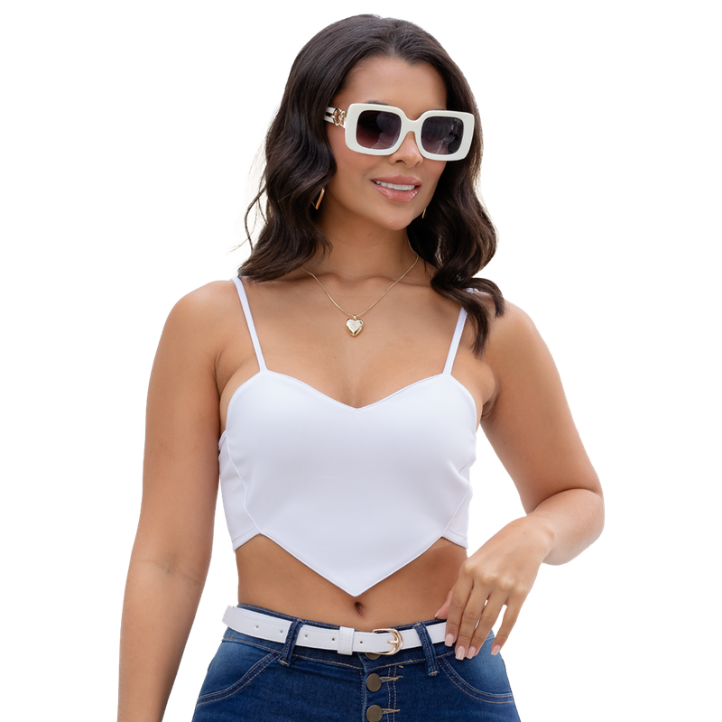 Crop Top En Scuba