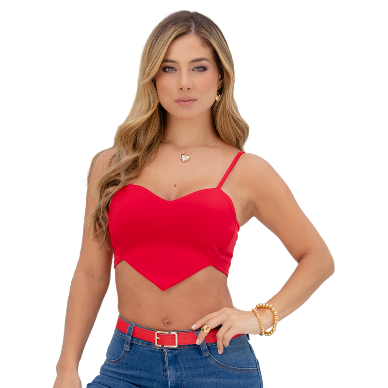 Crop Top En Scuba