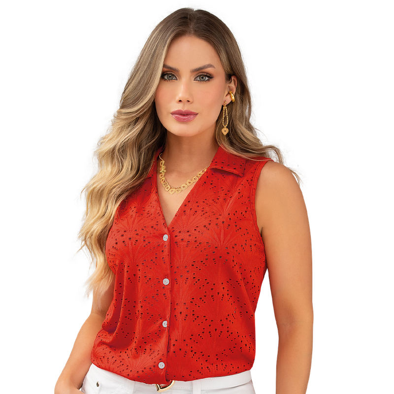 Camisa Ojalillo Semiajustada