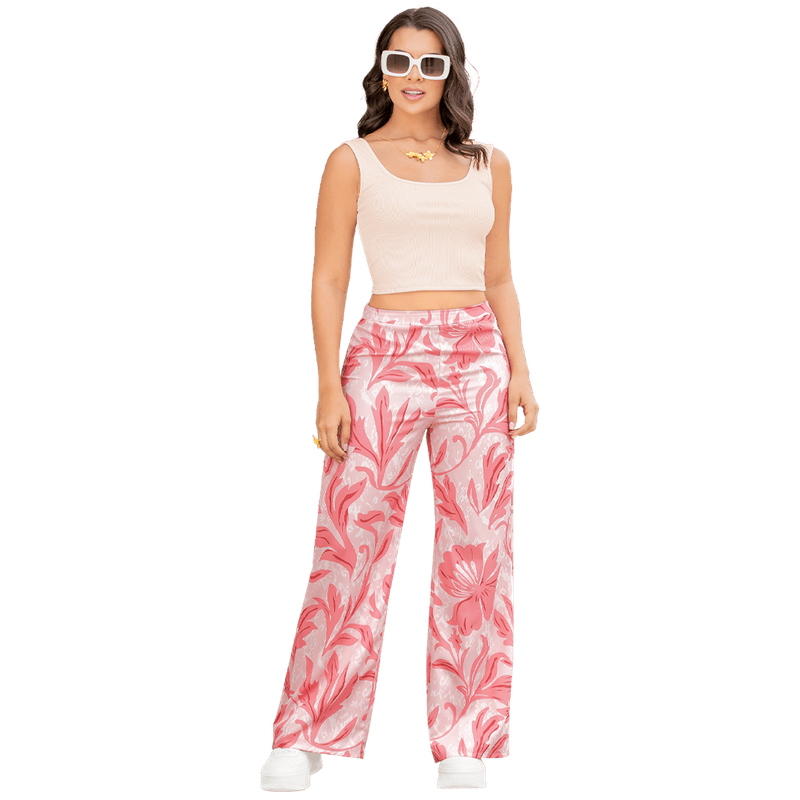 Pantalon En Tejido Plano