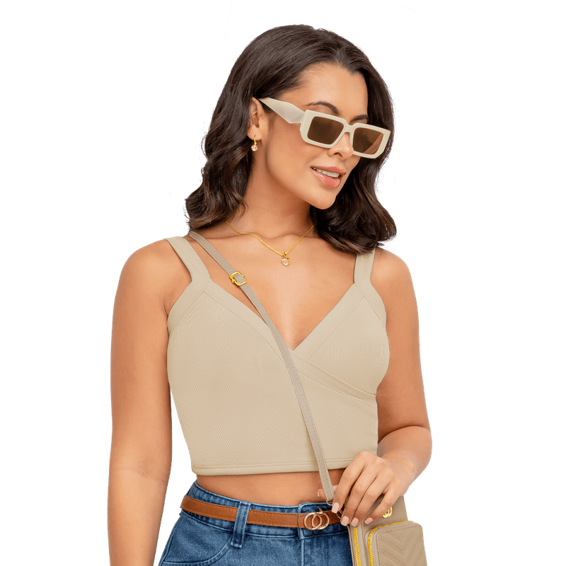 Crop Top En Rib