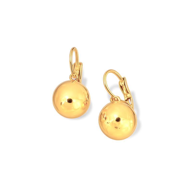 Aretes en Baño Oro
