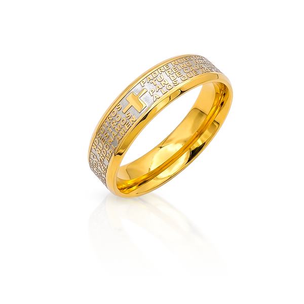 Anillo Dorado Padre Nuestro