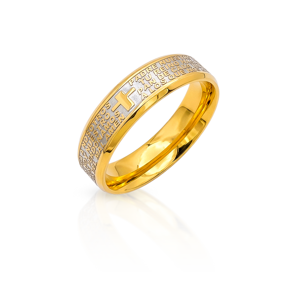 Anillo Dorado Padre Nuestro