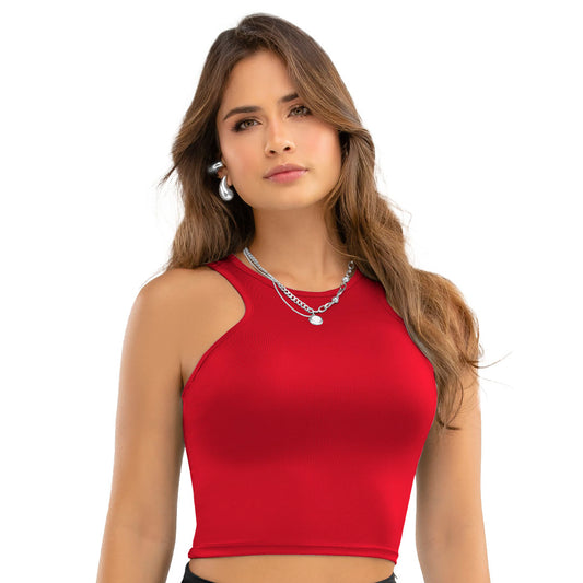 blusa rojo