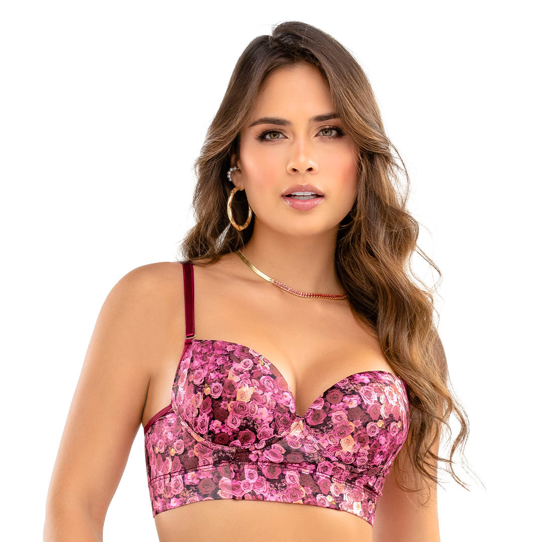 Brasier en microfibra sublimada - estampado