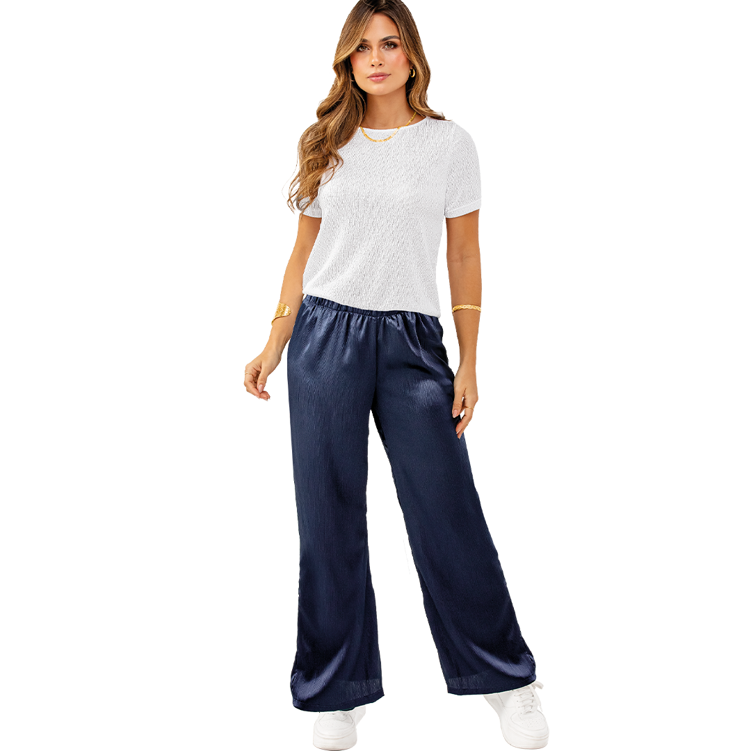 Pantalon en Tejido Plano