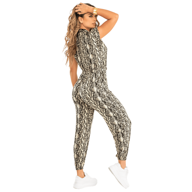 Enterizo En Poliester Spandex, Silueta Semiajustada