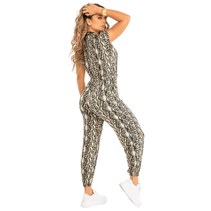 Enterizo En Poliester Spandex, Silueta Semiajustada