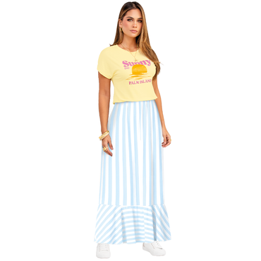 Falda Estampada