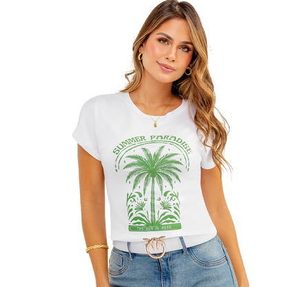 Camiseta en Poliéster Spandex