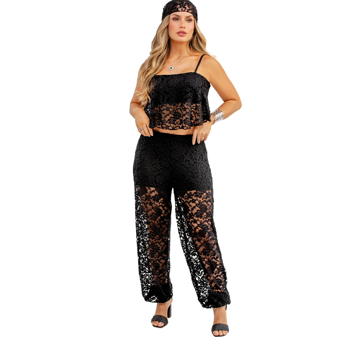 Pantalon en Blonda