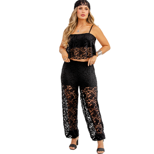 Pantalon en Blonda