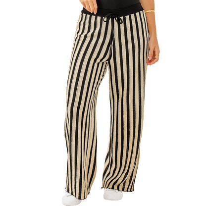 Pantalon en Poliéster Spandex con Textura