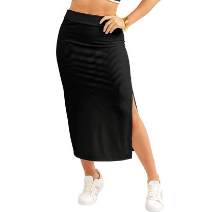 Falda Negro Ajustada