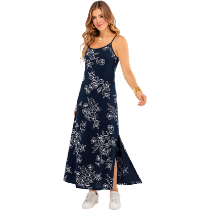 Vestido en Poliester Spandex Flores Texturizadas