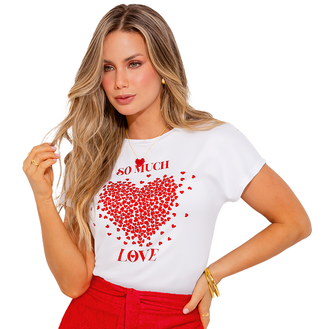 Camiseta Blanco Semiajustada