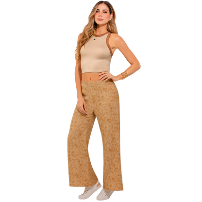 Crop Top Caqui Ajustada
