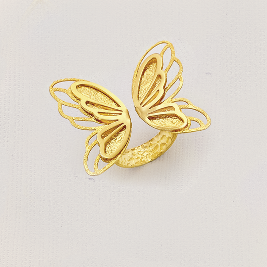 Anillo En Baño De Oro