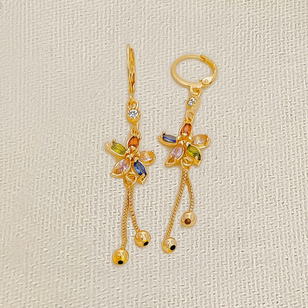 Aretes en cover gold