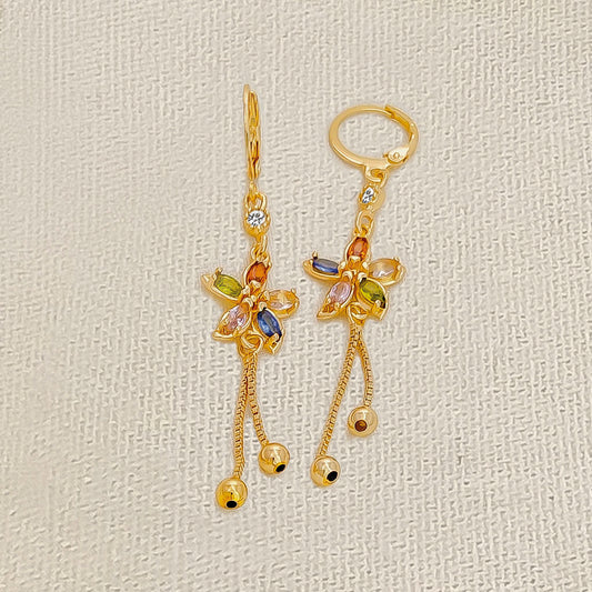Aretes en cover gold