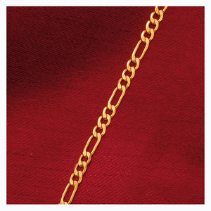 Cadena tejida en oro laminado 18k-Ipanu